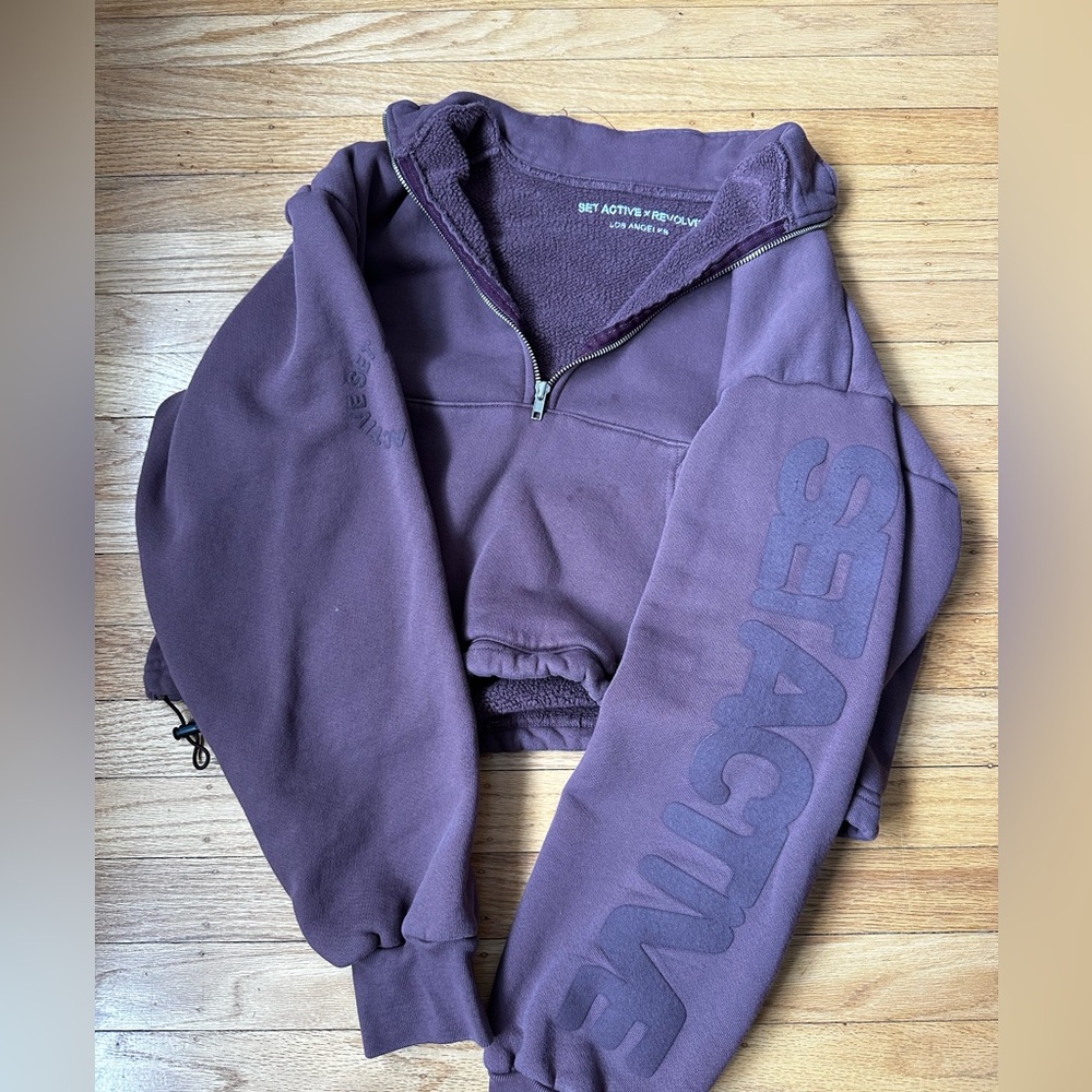 Setactive X Revolve “Monaco” Half Zip Sweatshirt - image 1
